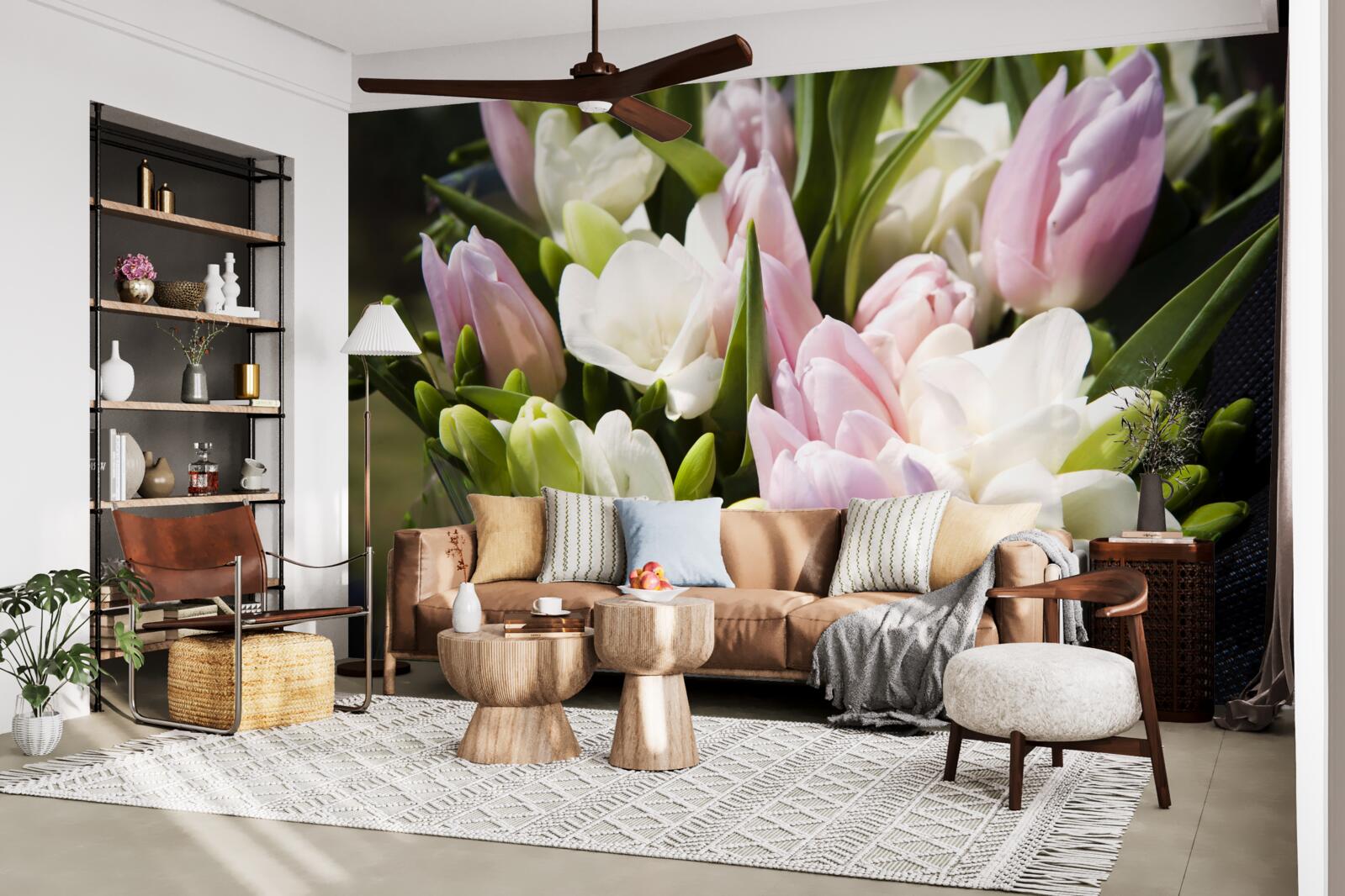 Fotobehang lenteflora kit