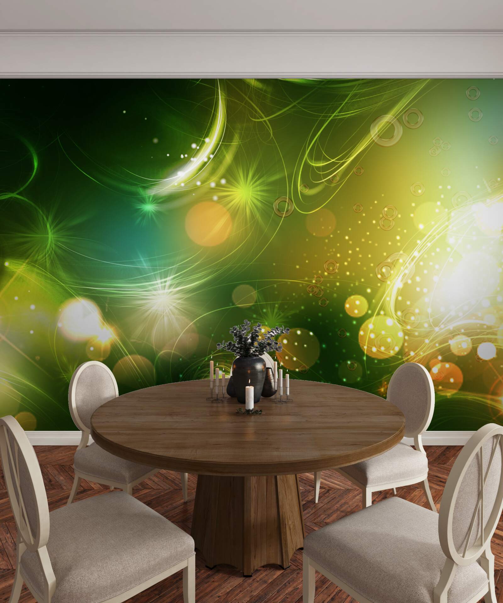 Fotobehang sterrenstelsels en planeten