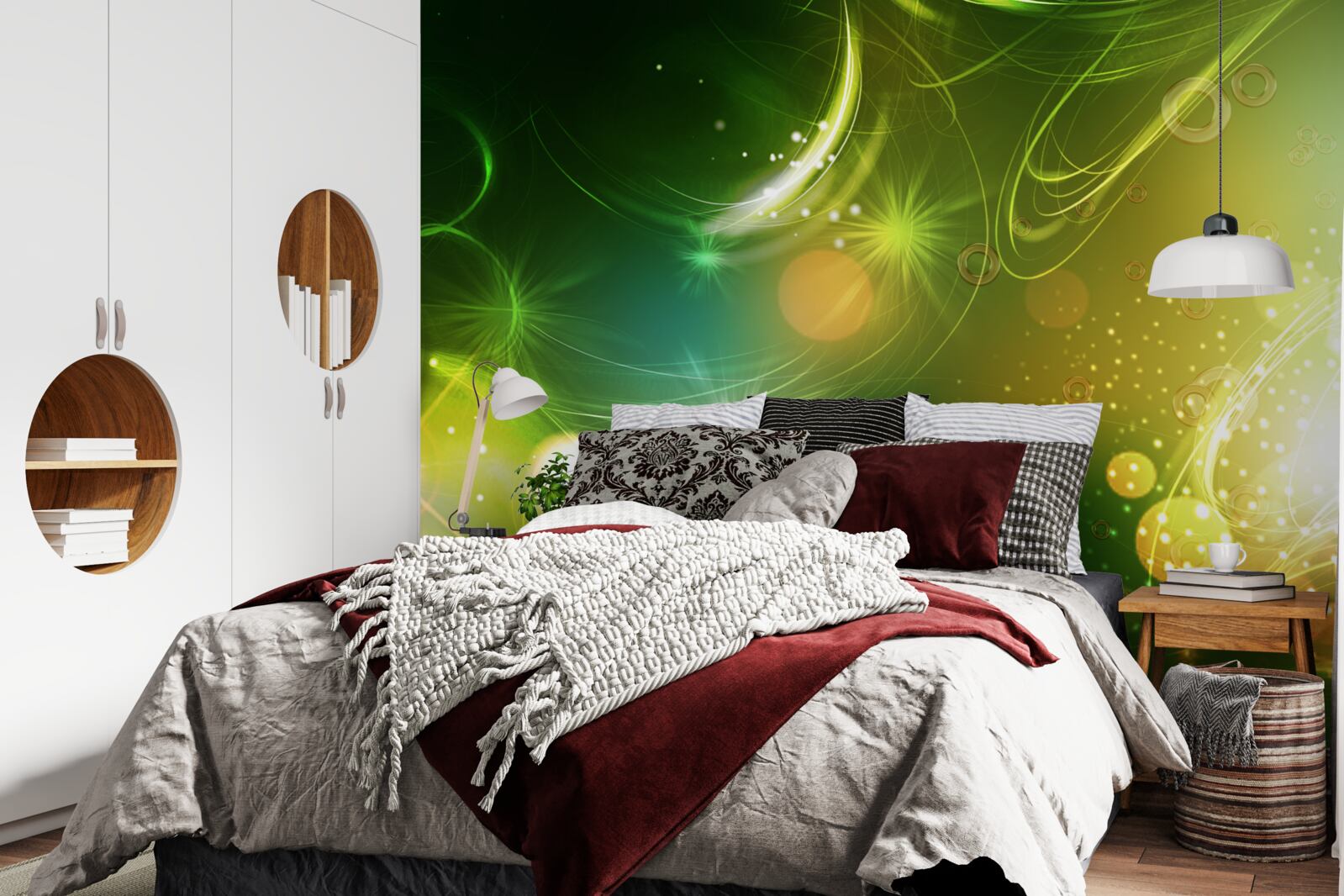 Fotobehang sterrenstelsels en planeten