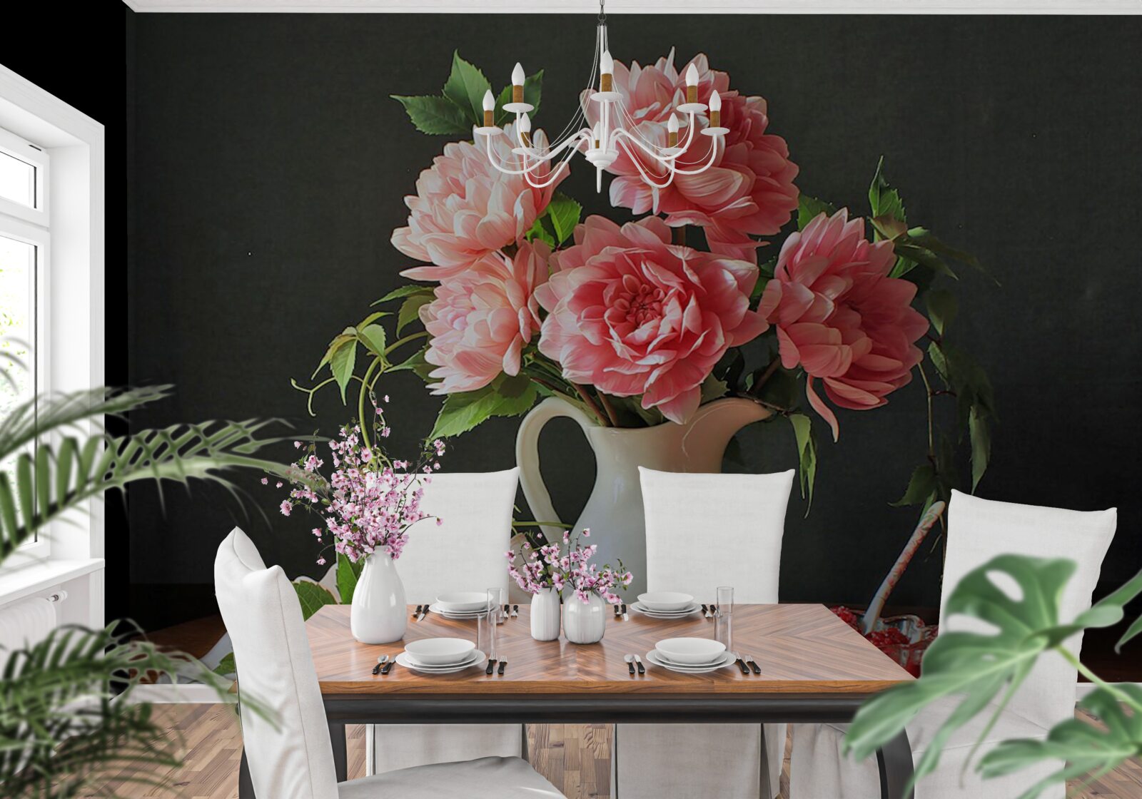 Fotobehang Levend boeket in stilleven