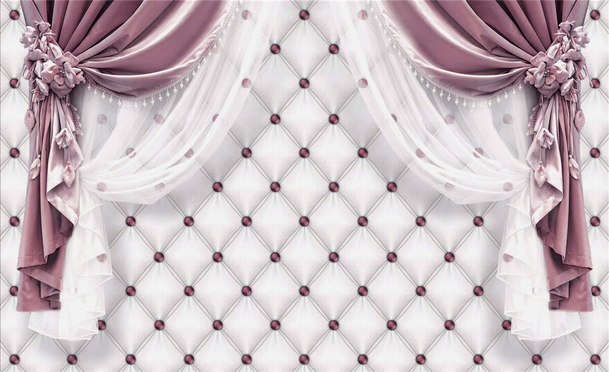 Fotobehang elegante kroonlijsten en parelwitte tinten