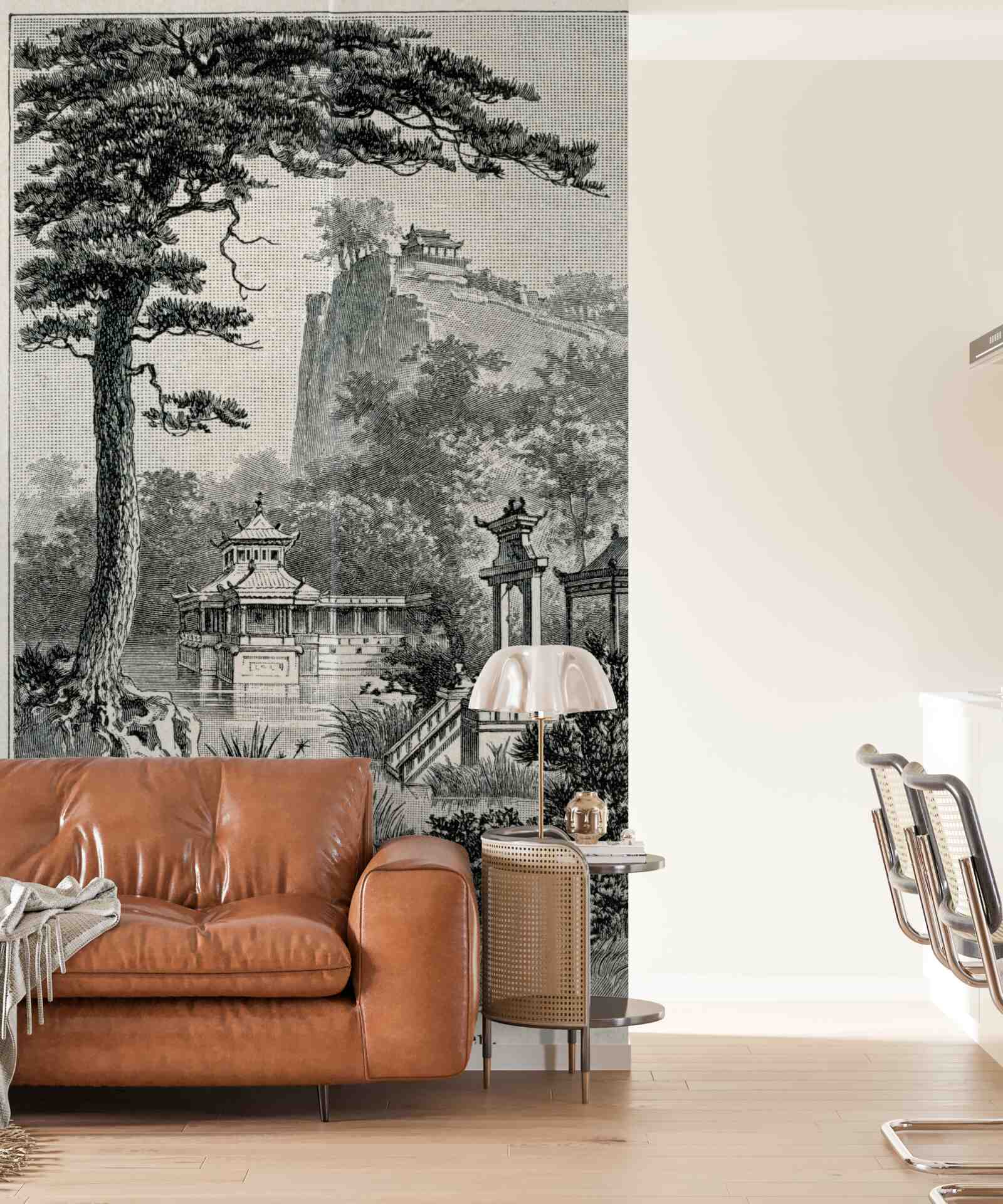 Fotobehang oud chinees park