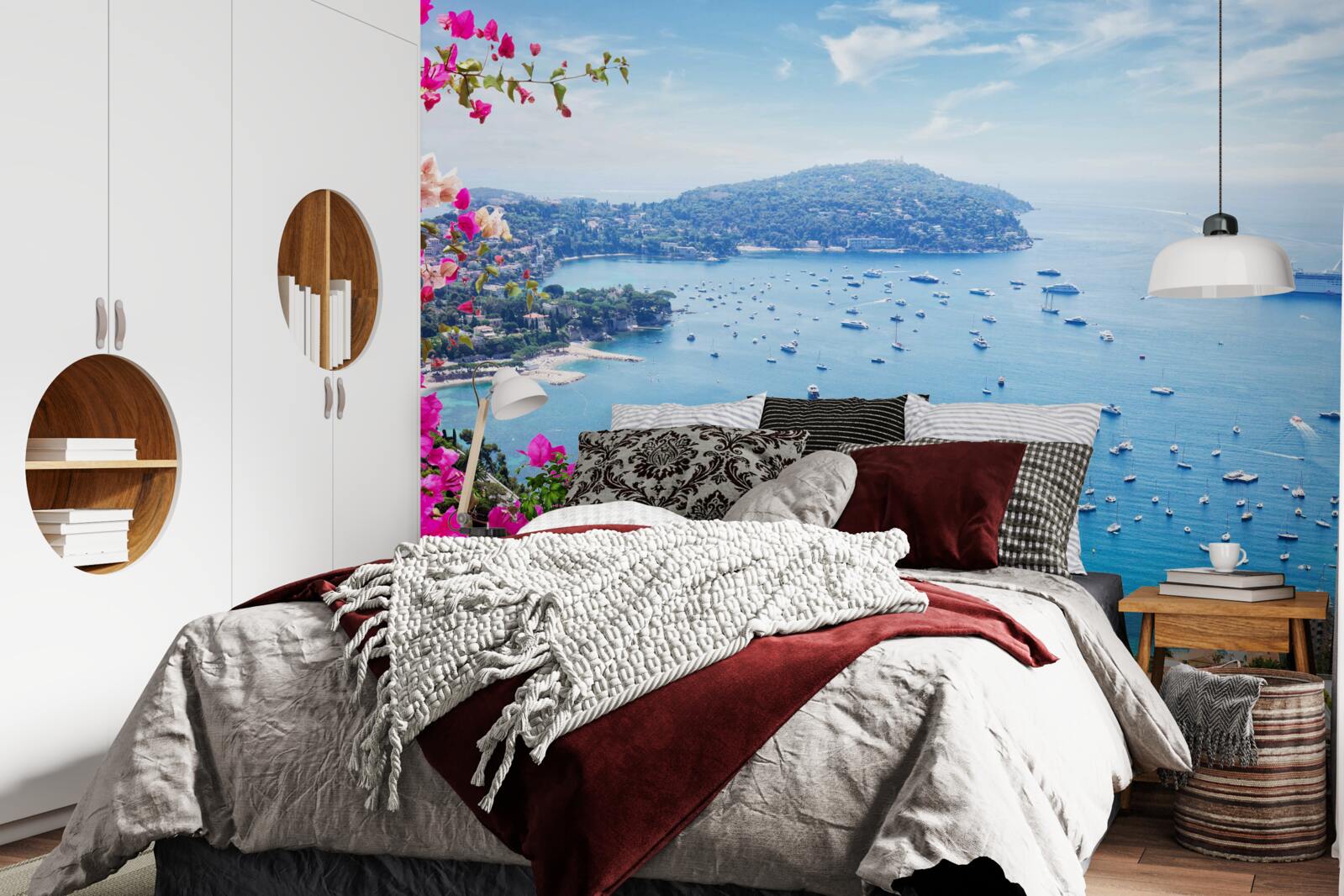 Fotobehang dok bij de saffierkust