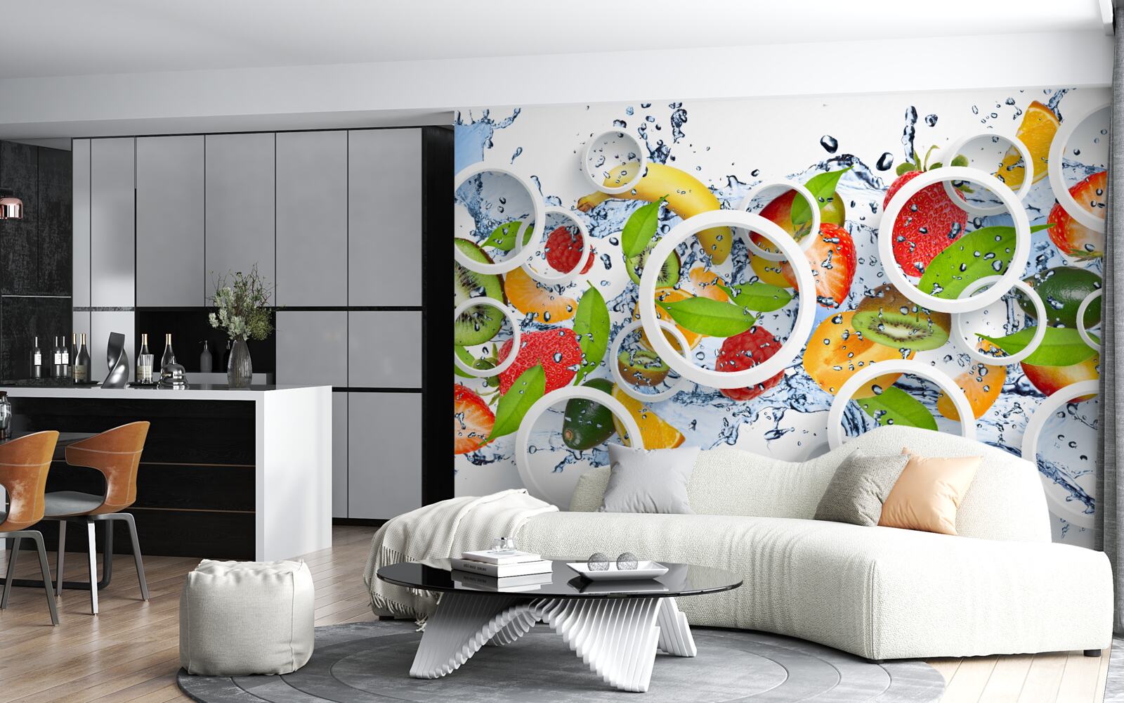 Fotobehang Vlekken en fruit