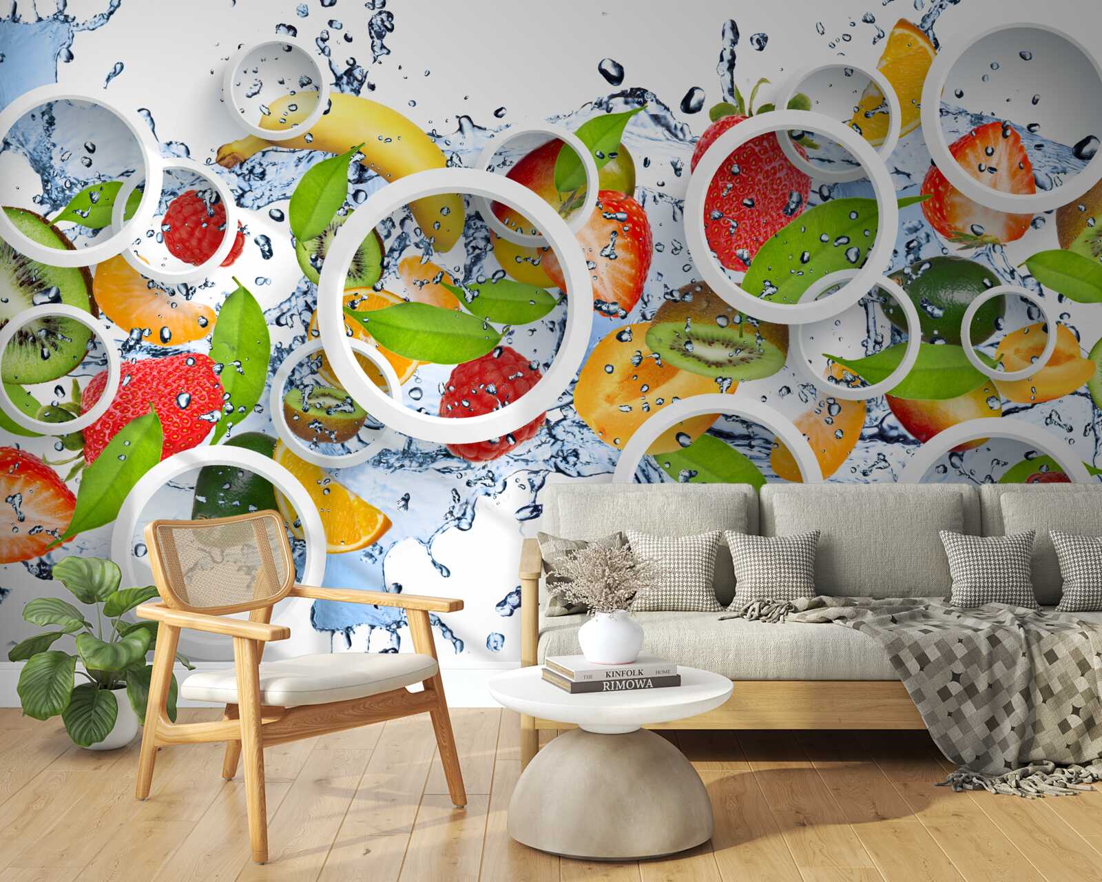 Fotobehang Vlekken en fruit