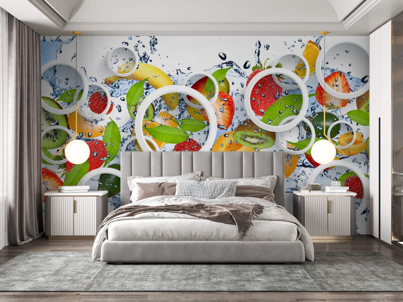 Fotobehang Vlekken en fruit