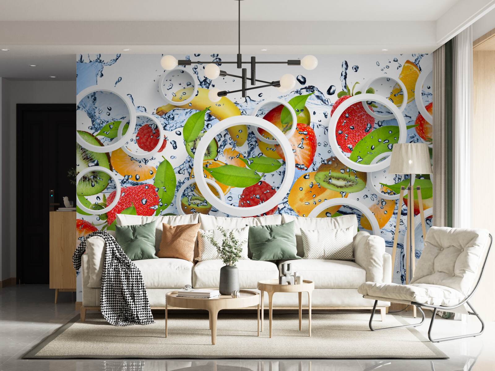 Fotobehang Vlekken en fruit