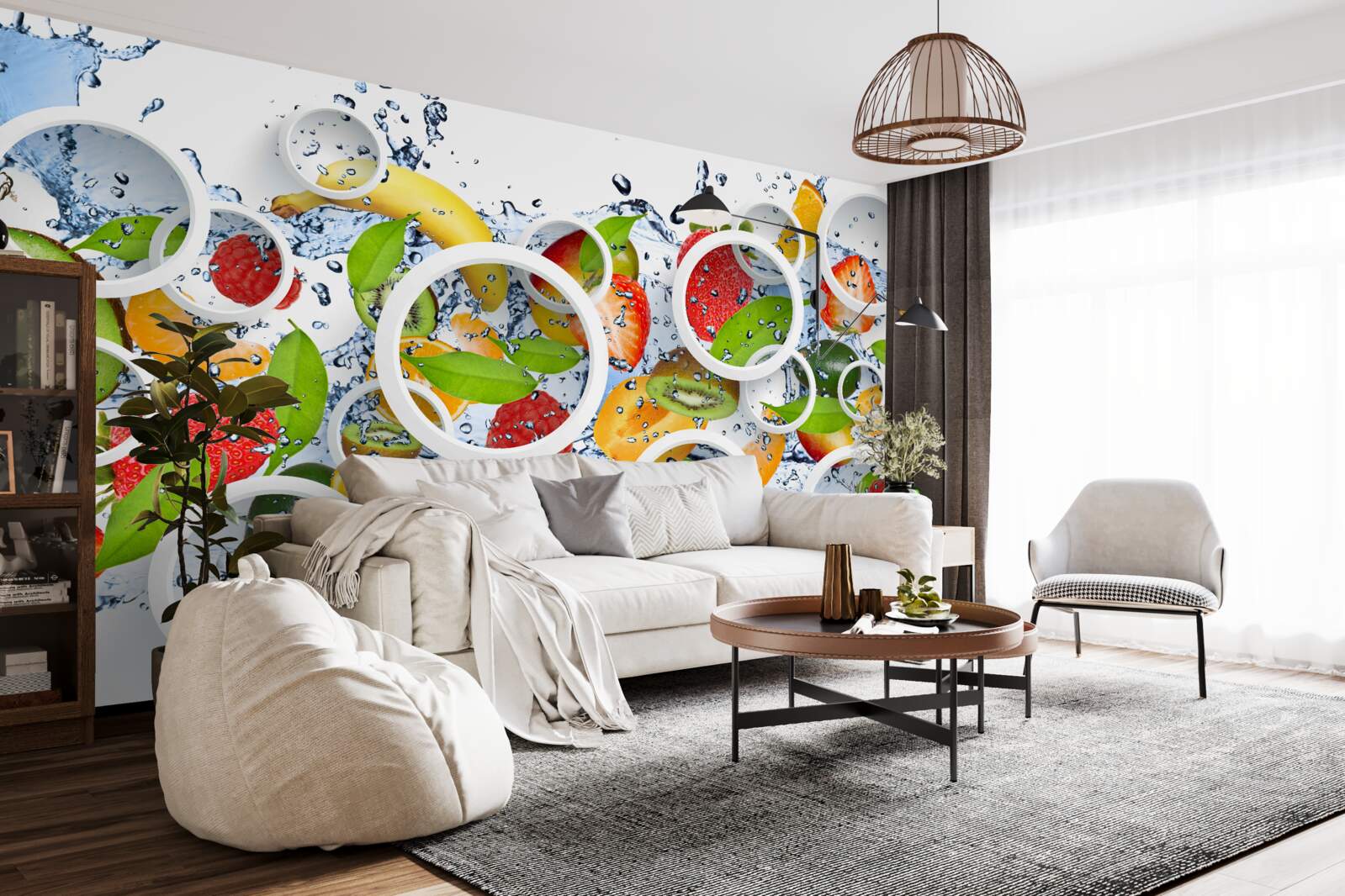 Fotobehang Vlekken en fruit