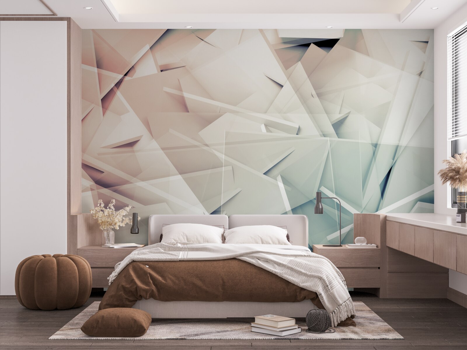 Fotobehang glasscherven van hagel