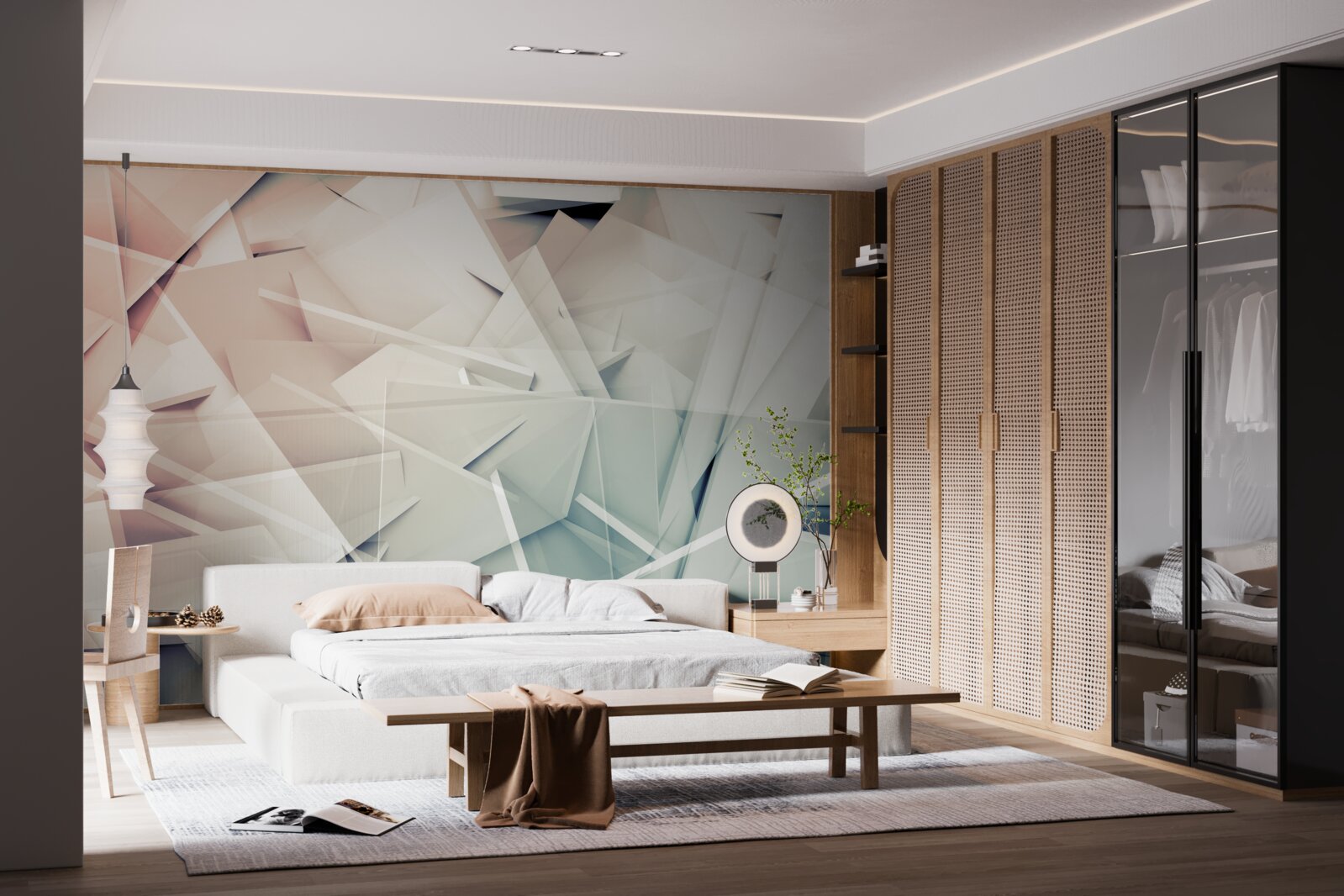 Fotobehang glasscherven van hagel