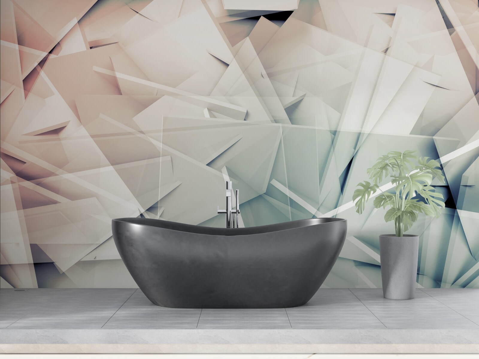 Fotobehang glasscherven van hagel