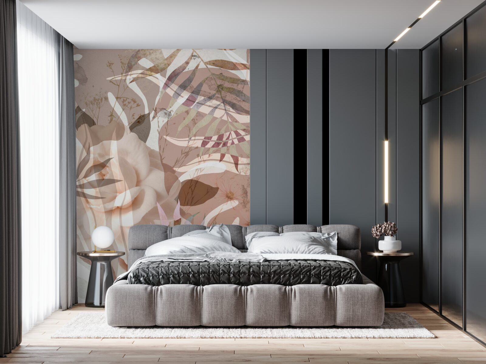 Fotobehang diversiteit van tropisch gebladerte