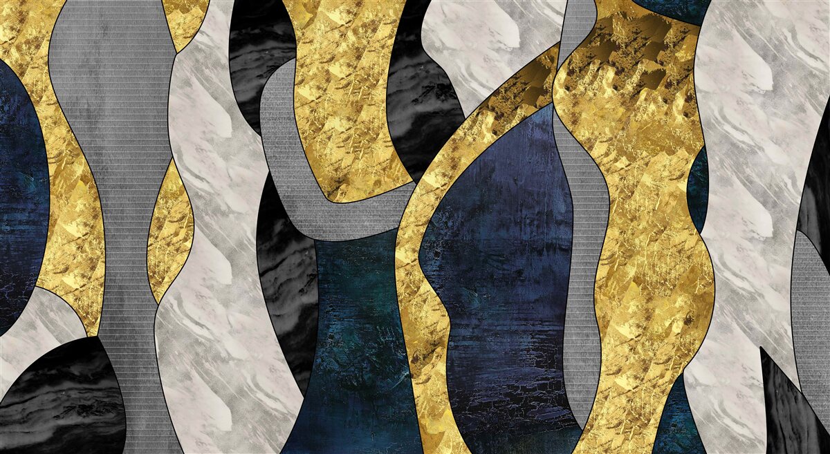 Fotobehang vrouw in vloeibaar element