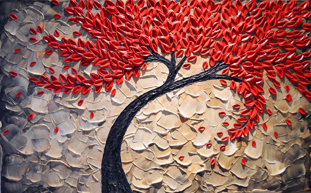 Fotobehang prachtige mahonieboom in volle bloei