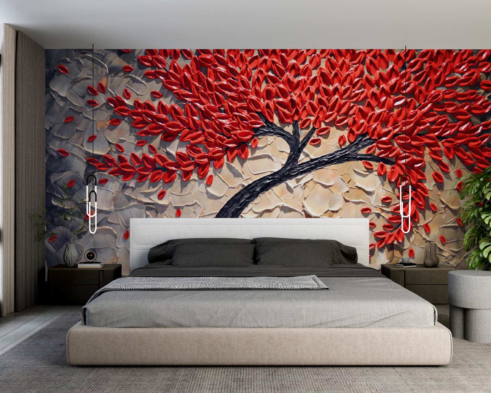 Fotobehang prachtige mahonieboom in volle bloei