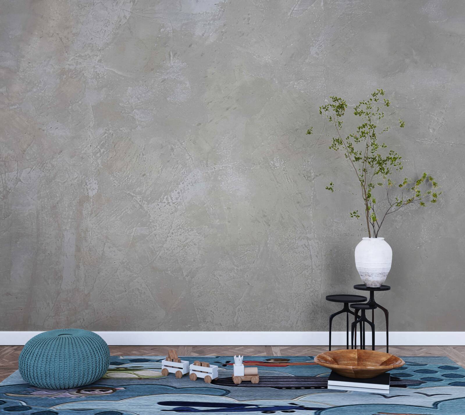 Fotobehang zilvergrijze achtergrond