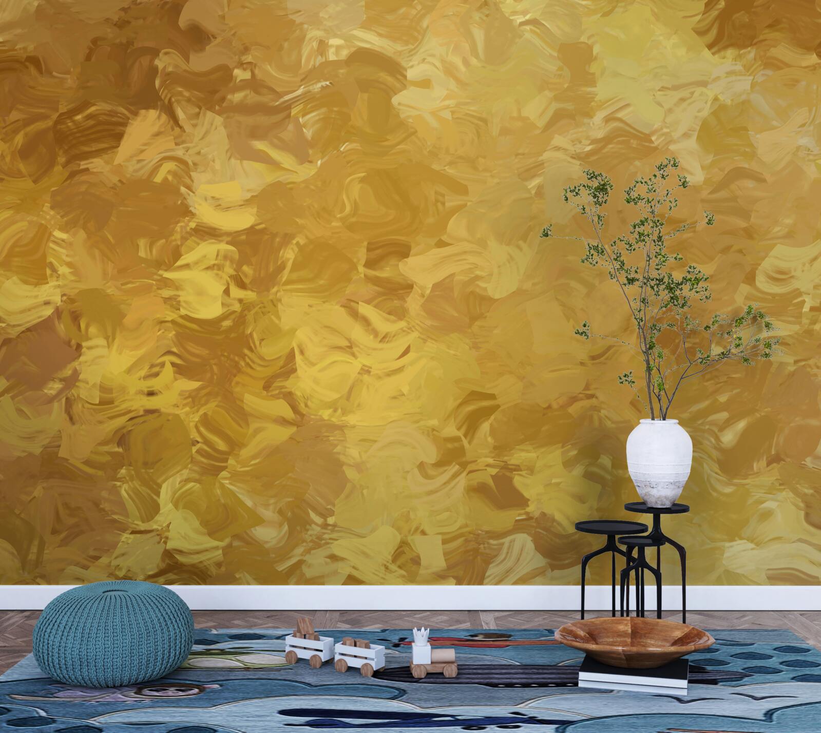 Fotobehang achtergrond met gouden textuur