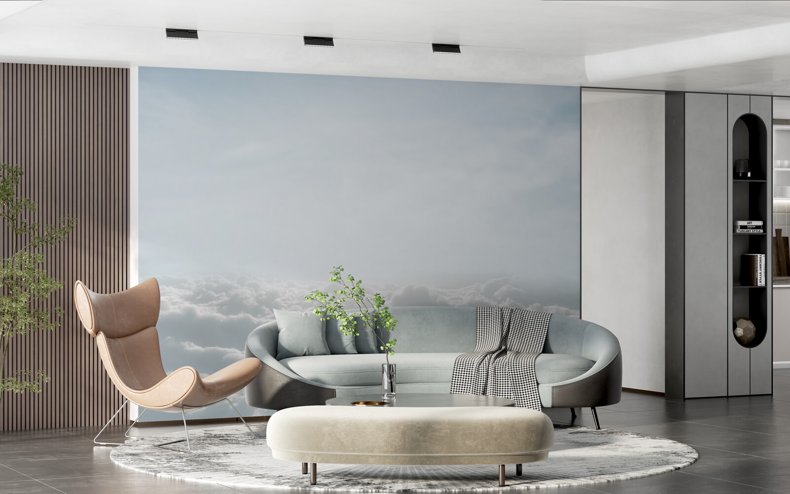 Fotobehang hemelhoogten}}