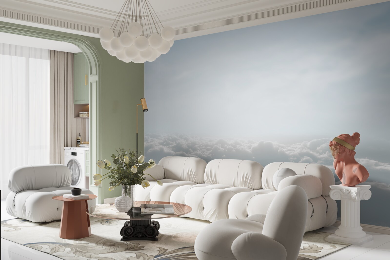 Fotobehang hemelhoogten}}