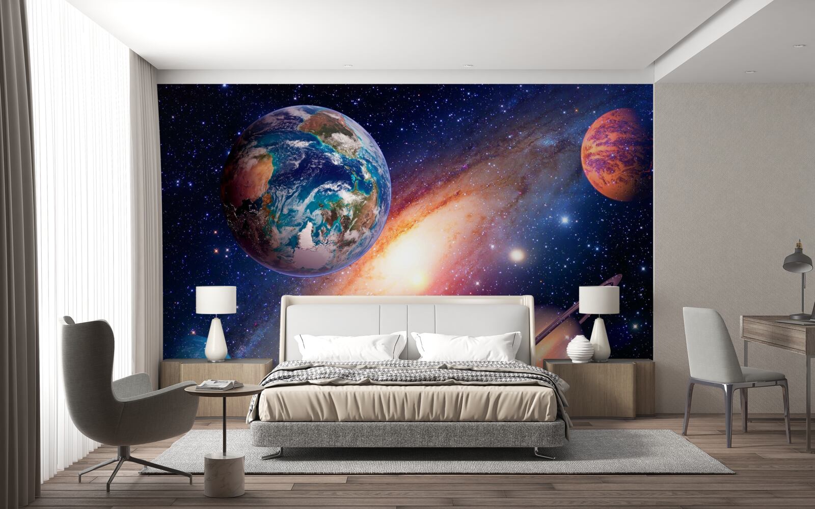 Fotobehang planeet van het zonnestelsel