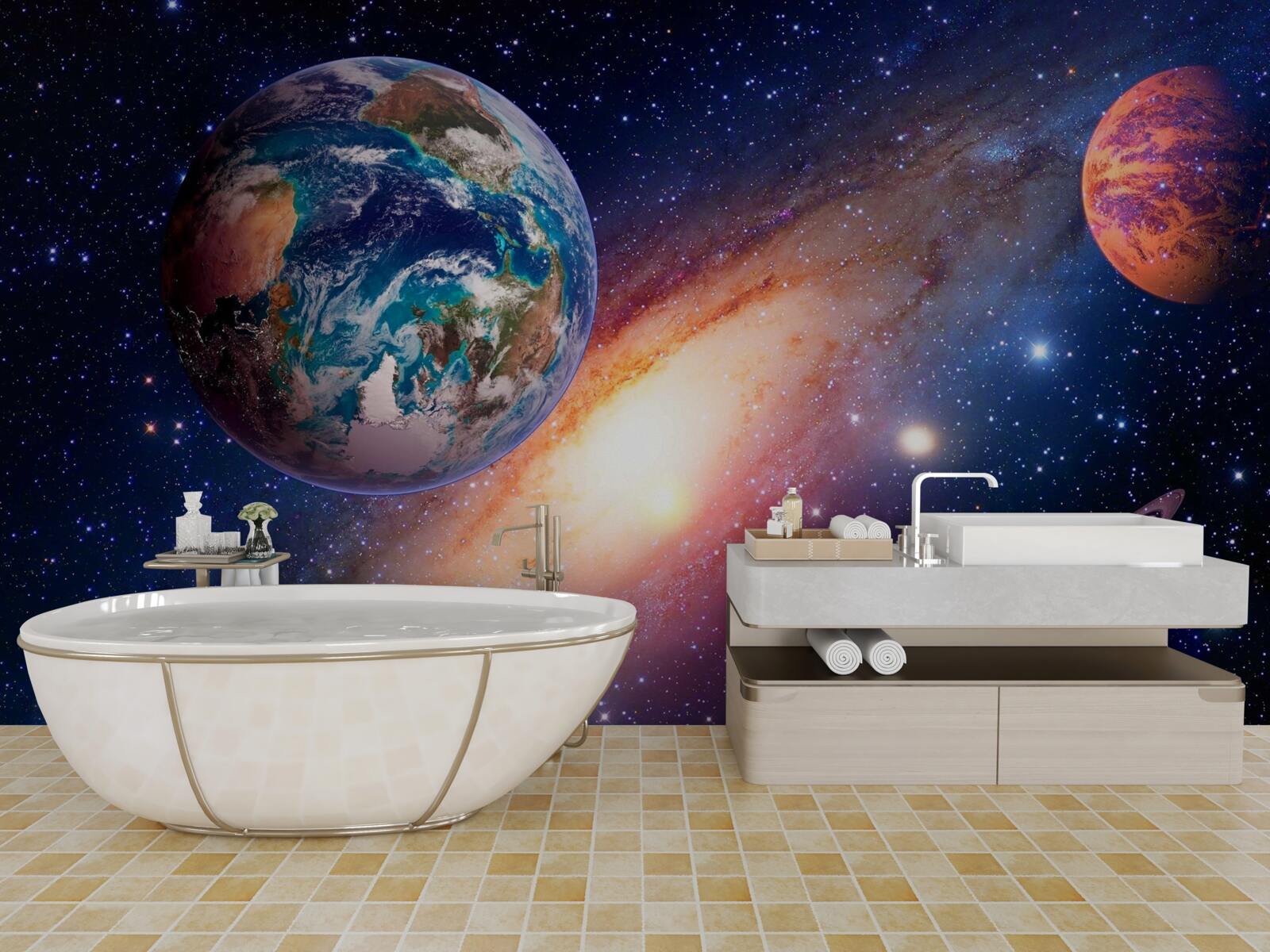 Fotobehang planeet van het zonnestelsel