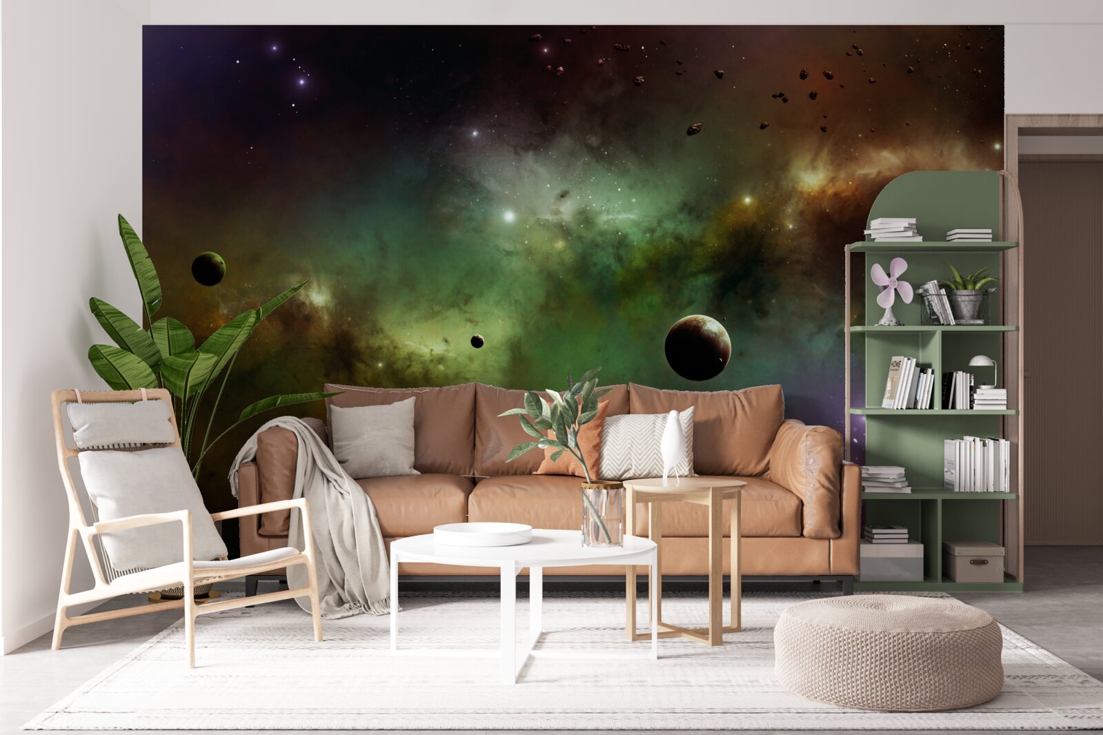 Fotobehang een uniek veelkleurig universum