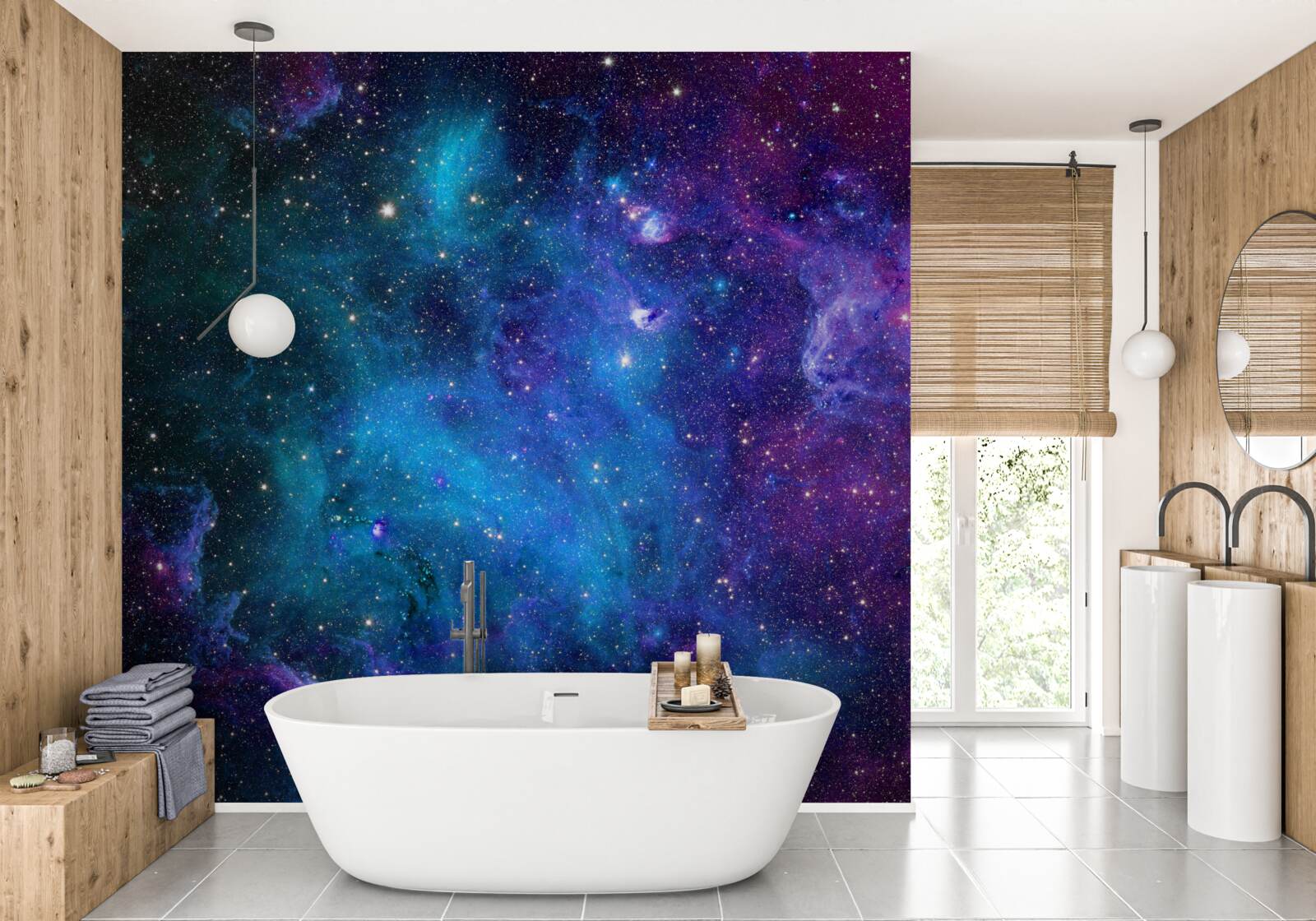 Fotobehang hemellichamen