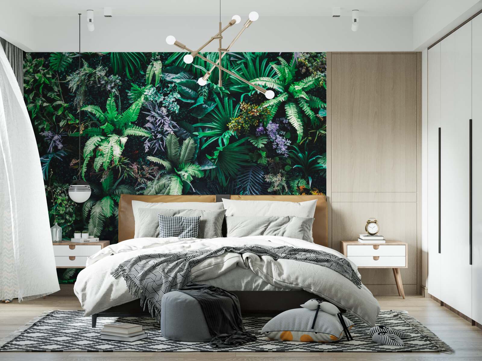 Fotobehang flora en fauna van tropische bossen