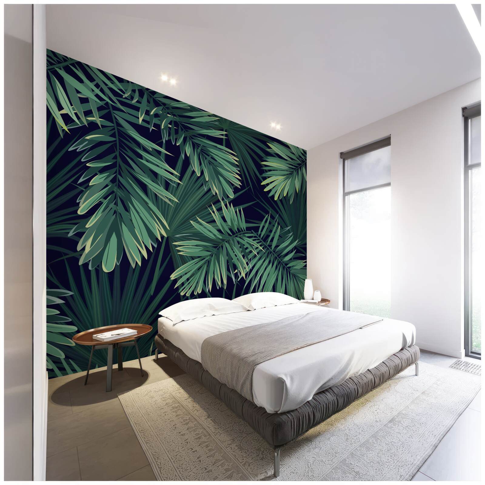 Fotobehang palmtakken