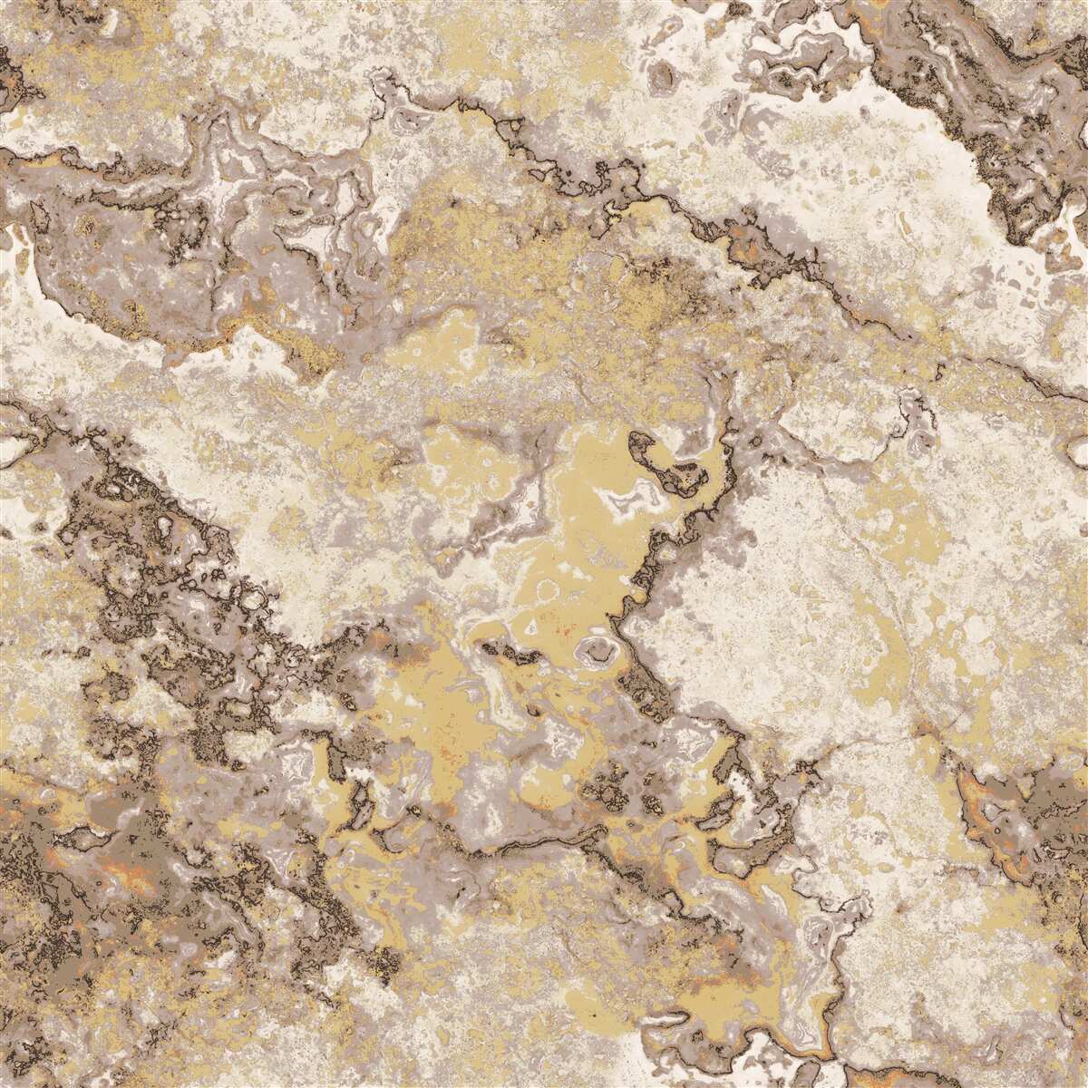 Fotobehang delicate golven van lichtbruin marmer