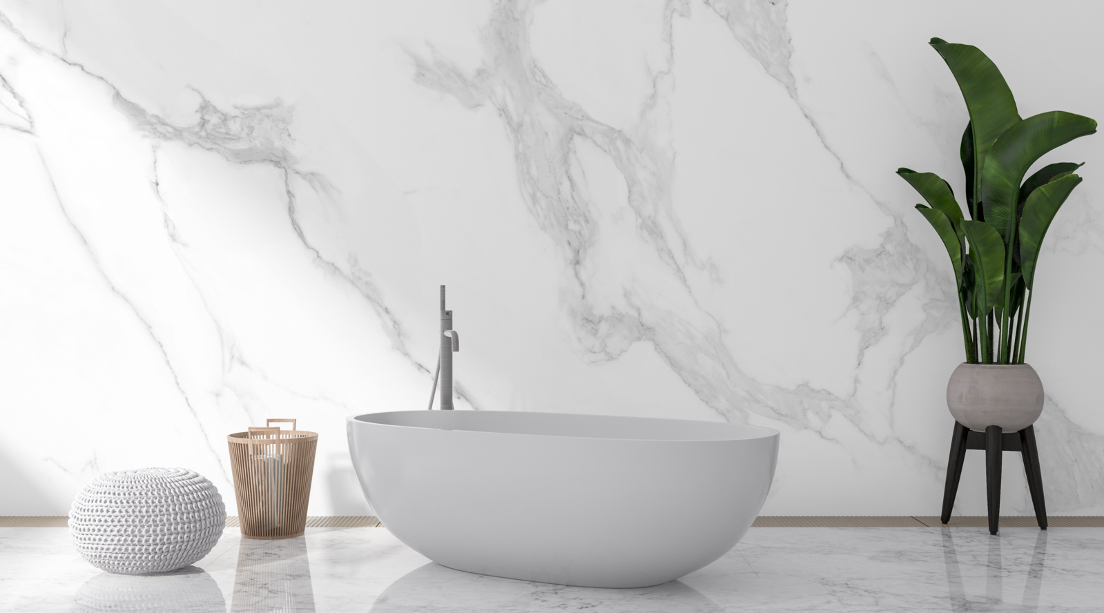 Fotobehang witte achtergrond met grijze rook die in de lucht zweeft