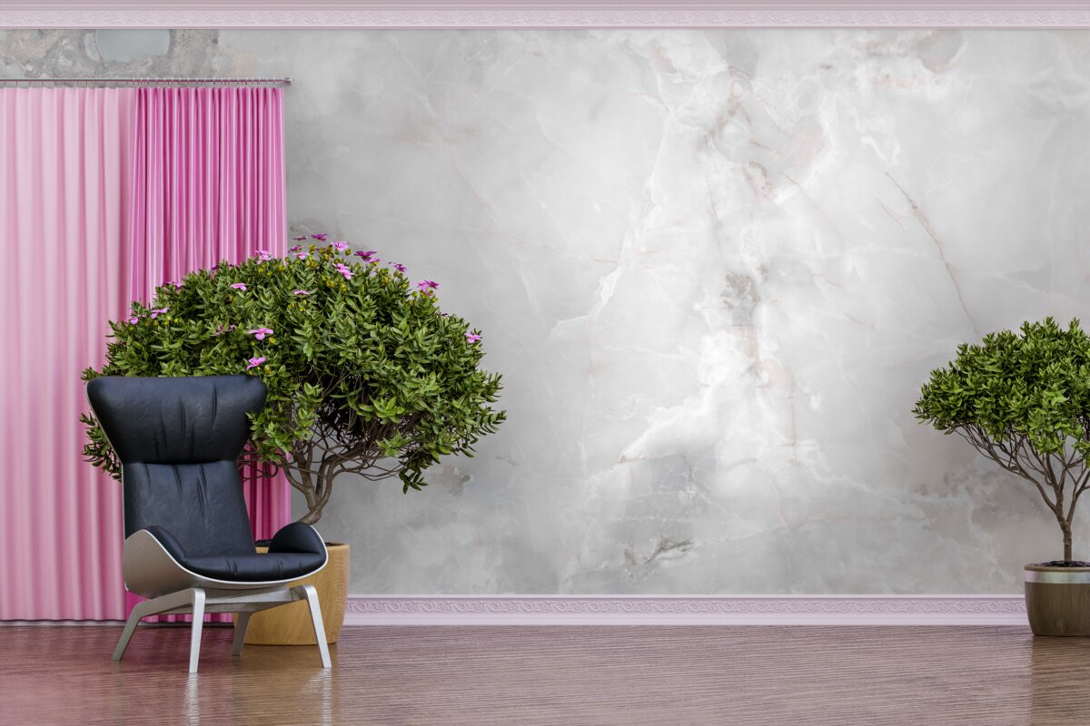 Fotobehang dichte wolken die door zonlicht worden doorbroken