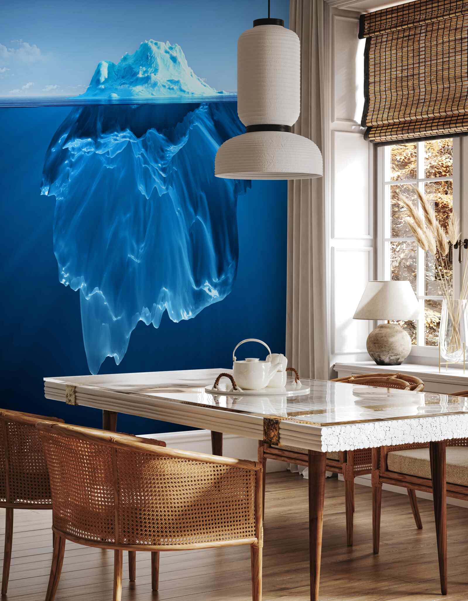 Fotobehang enorm blok ijs