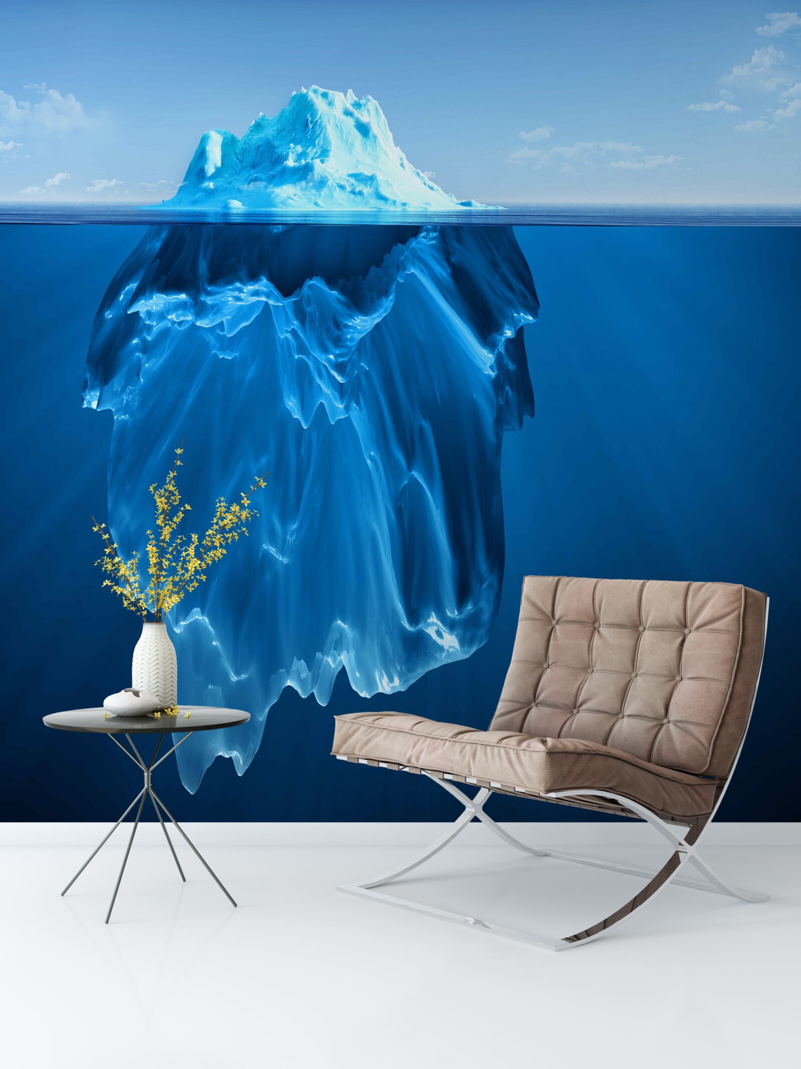 Fotobehang enorm blok ijs