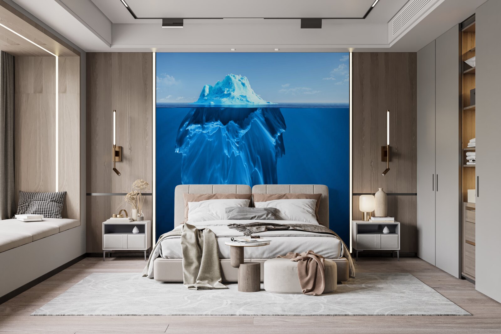 Fotobehang enorm blok ijs