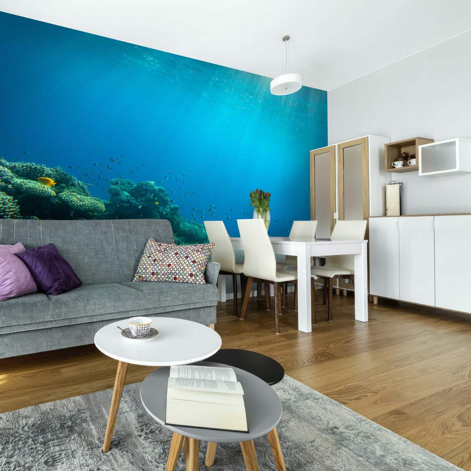 Fotobehang oceaandieptes