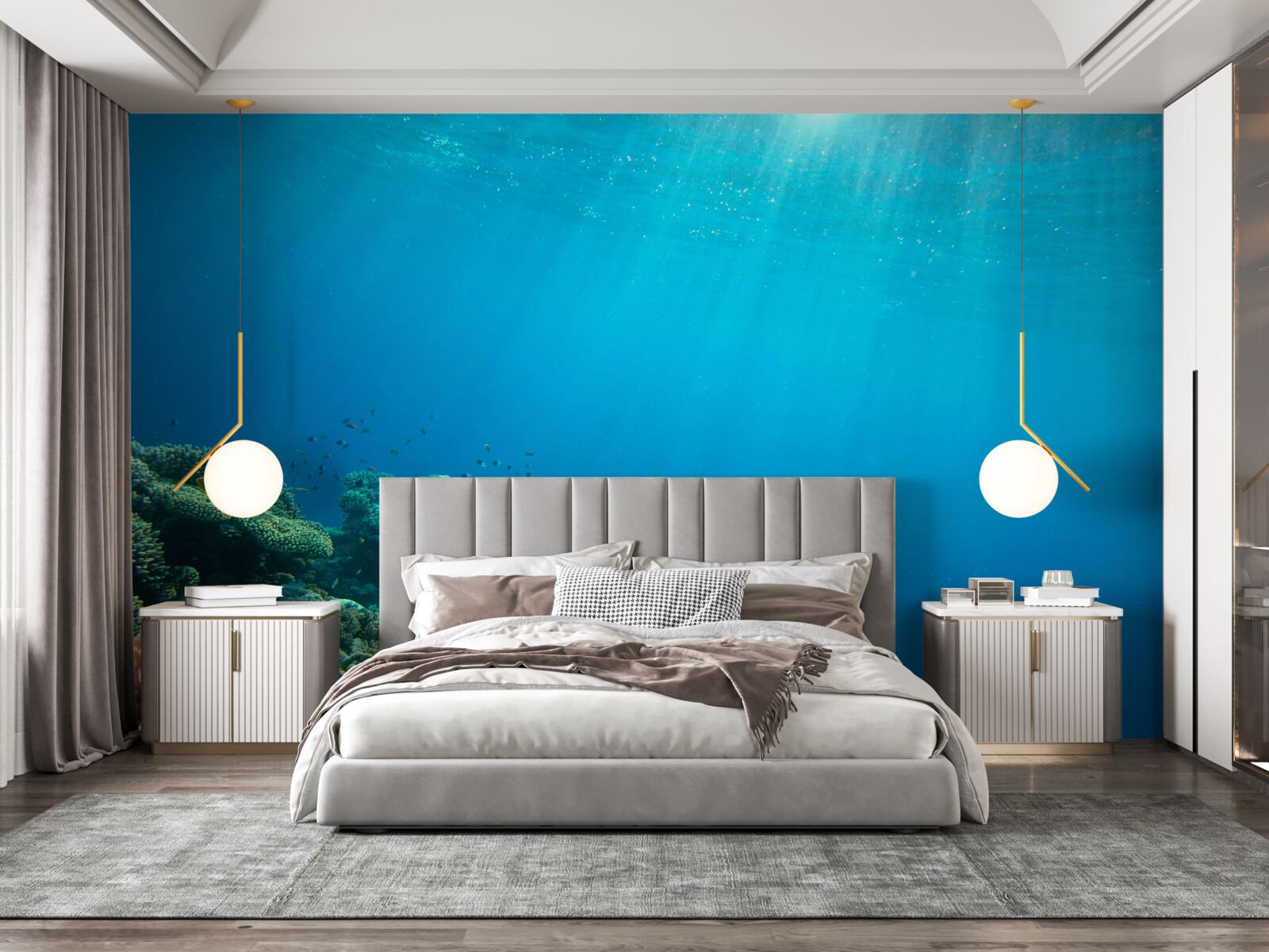 Fotobehang oceaandieptes