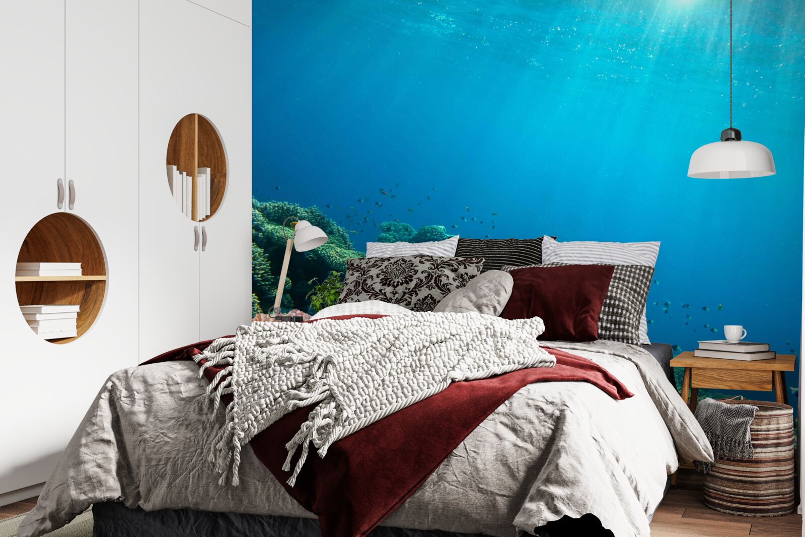 Fotobehang oceaandieptes