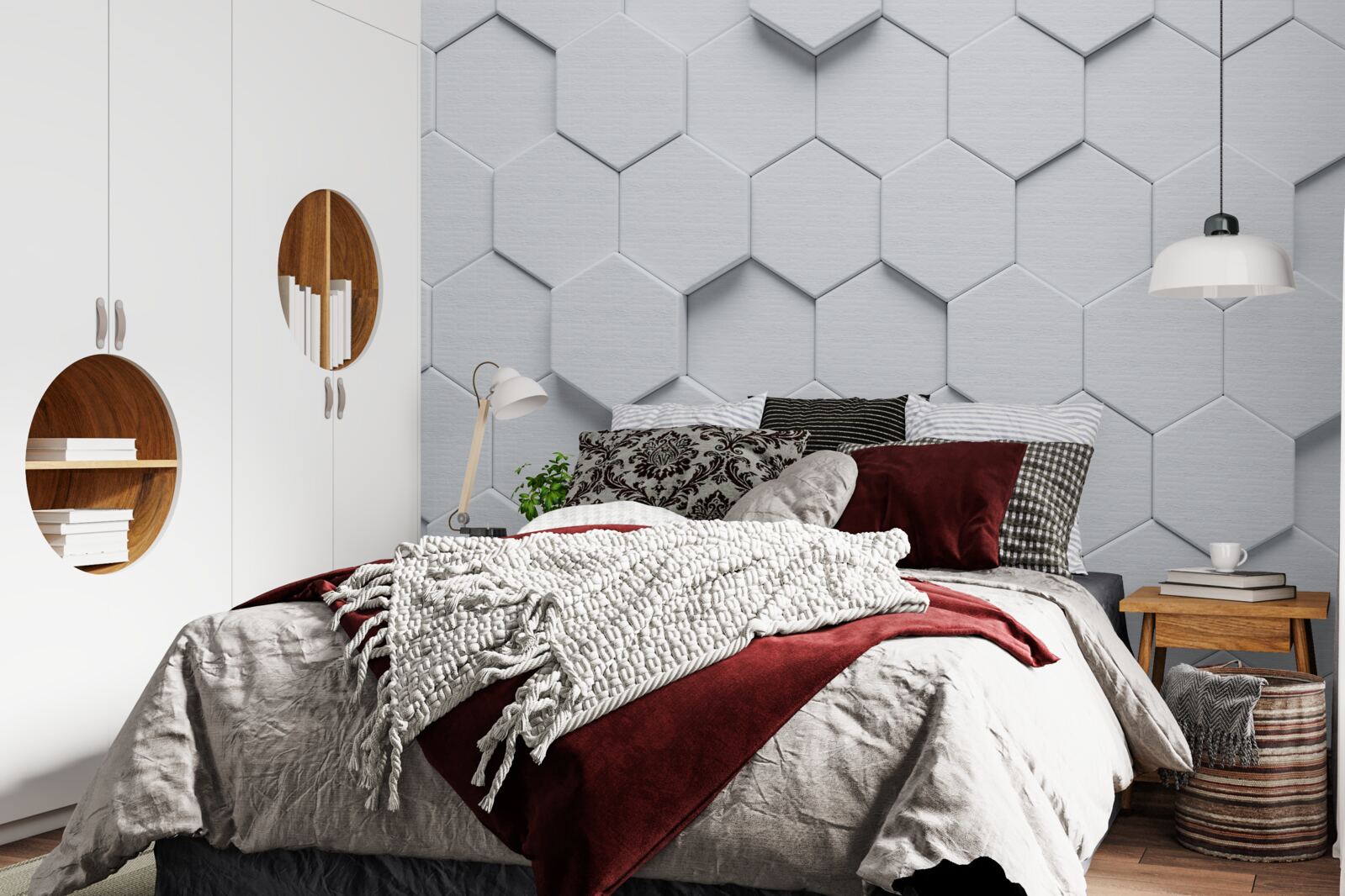 Fotobehang grote zilveren voorwerpen