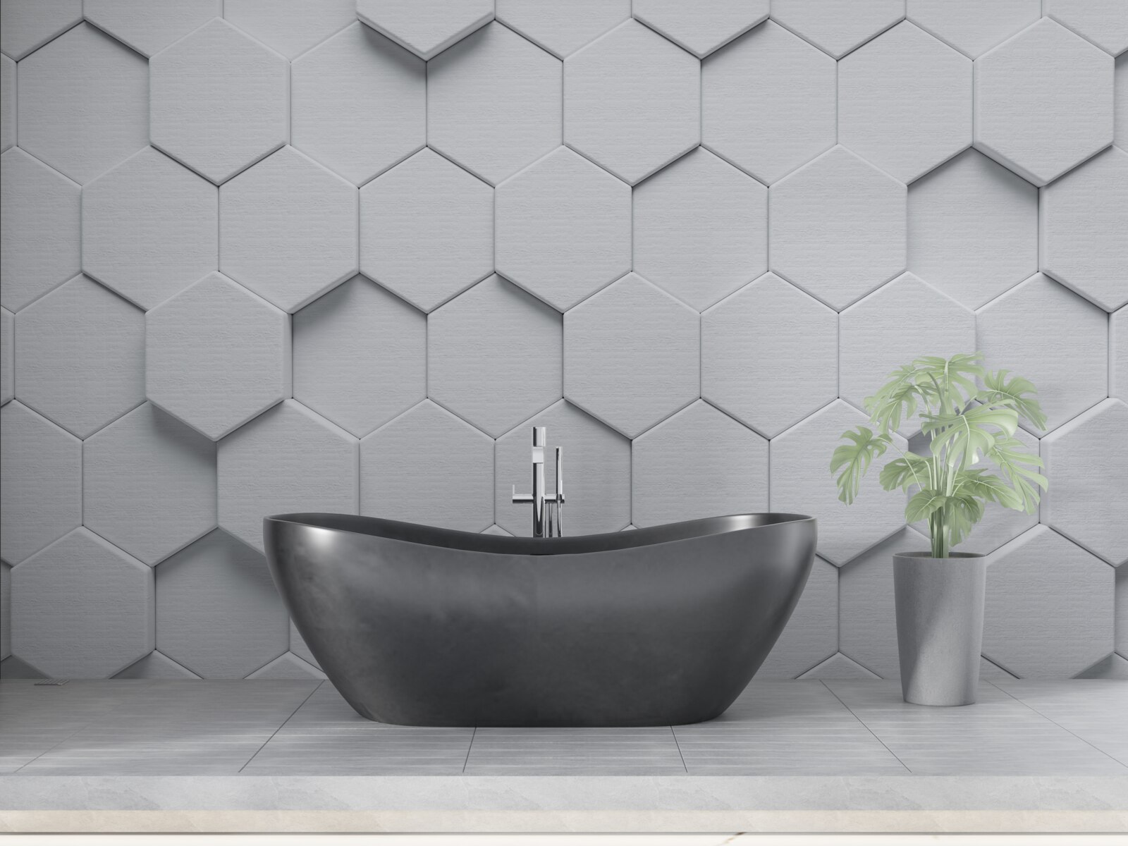 Fotobehang grote zilveren voorwerpen