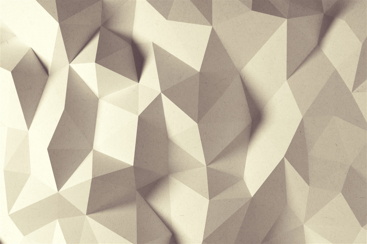 Fotobehang textuur van geometrische vormen met een duidelijk volume