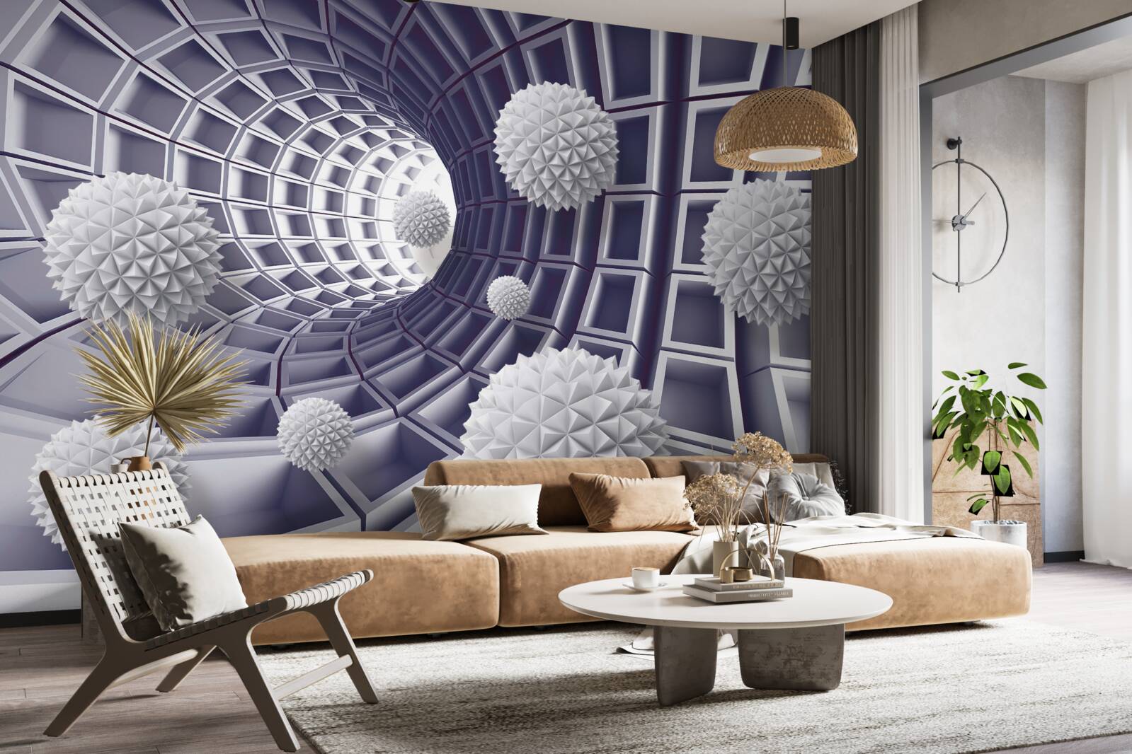 Fotobehang kogels in de terugtrekkende gang