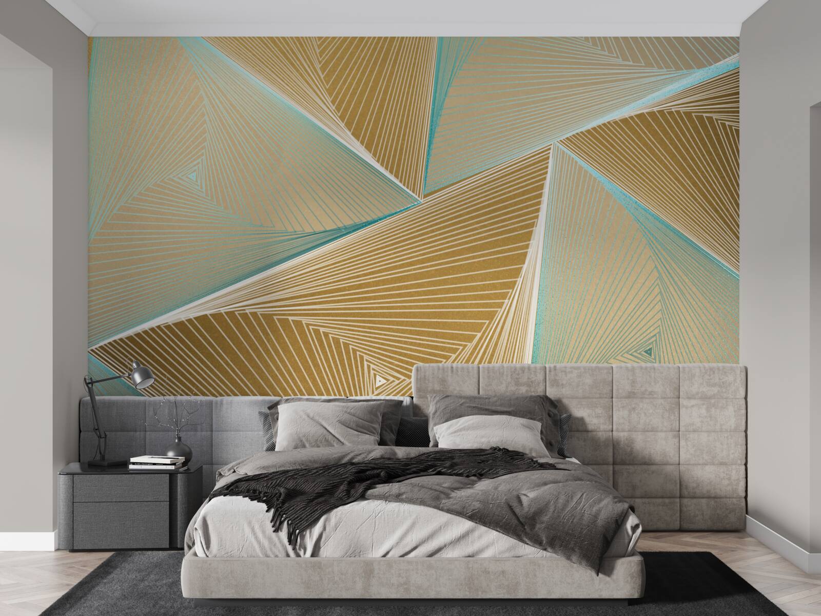 Fotobehang aantrekkingskracht van aquamarijn