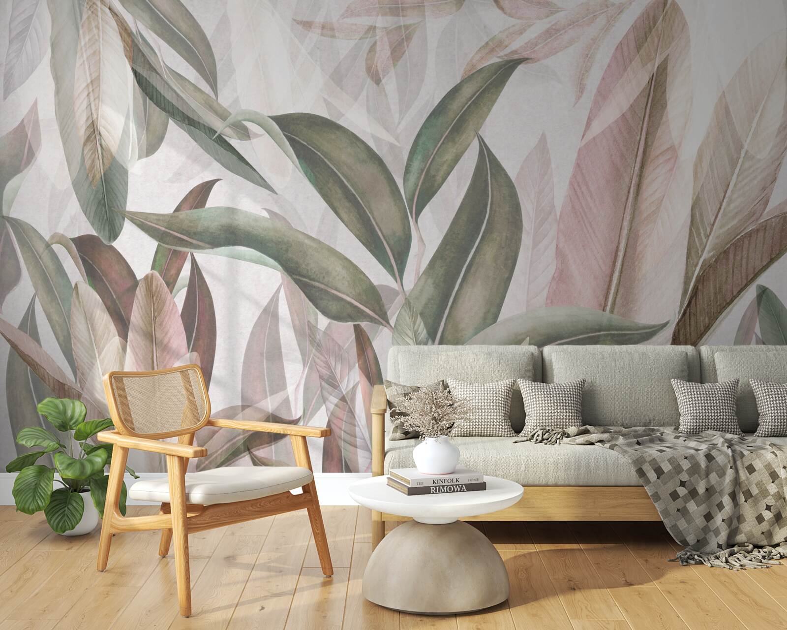 Fotobehang varenbladeren uit de tropen