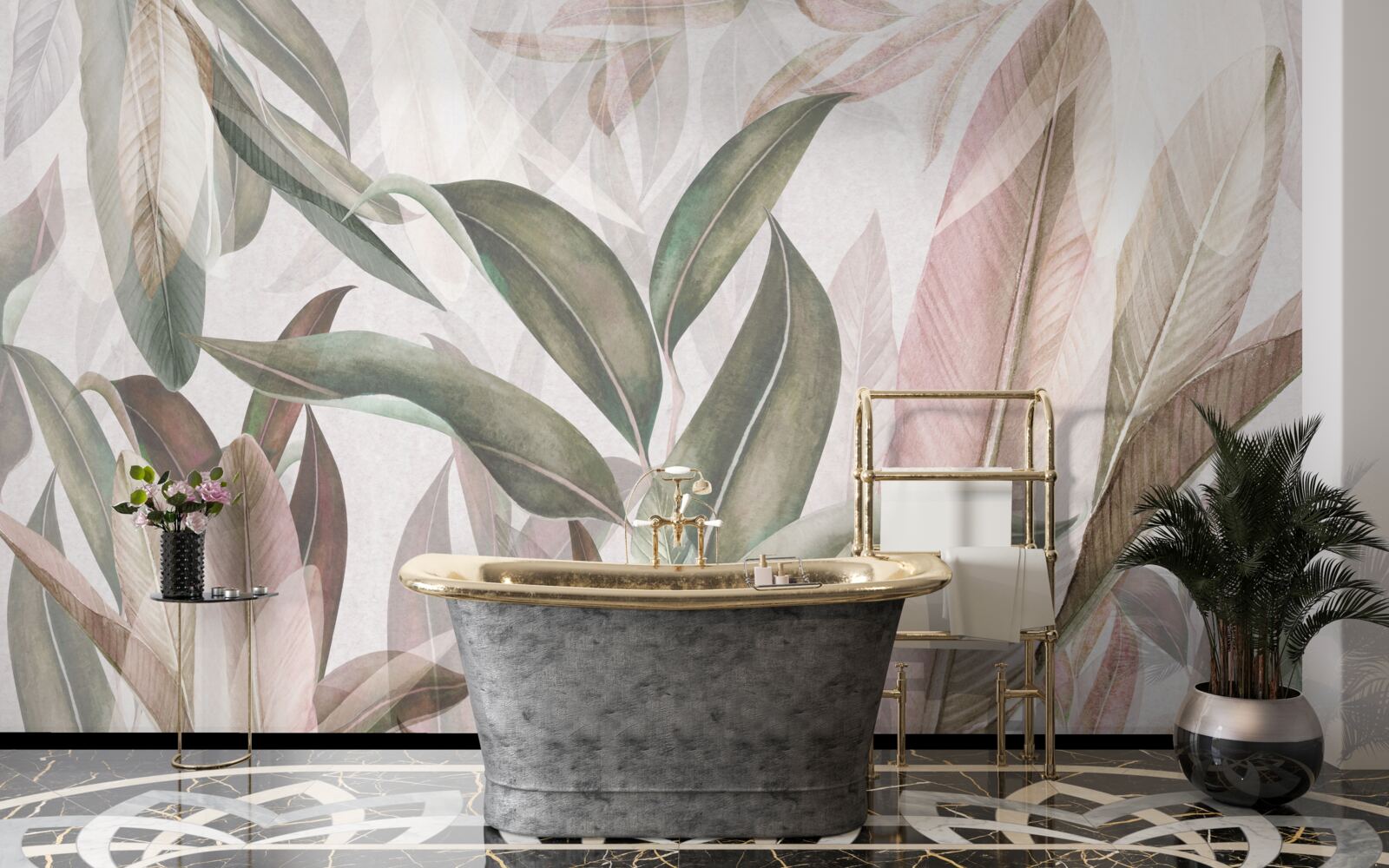 Fotobehang varenbladeren uit de tropen