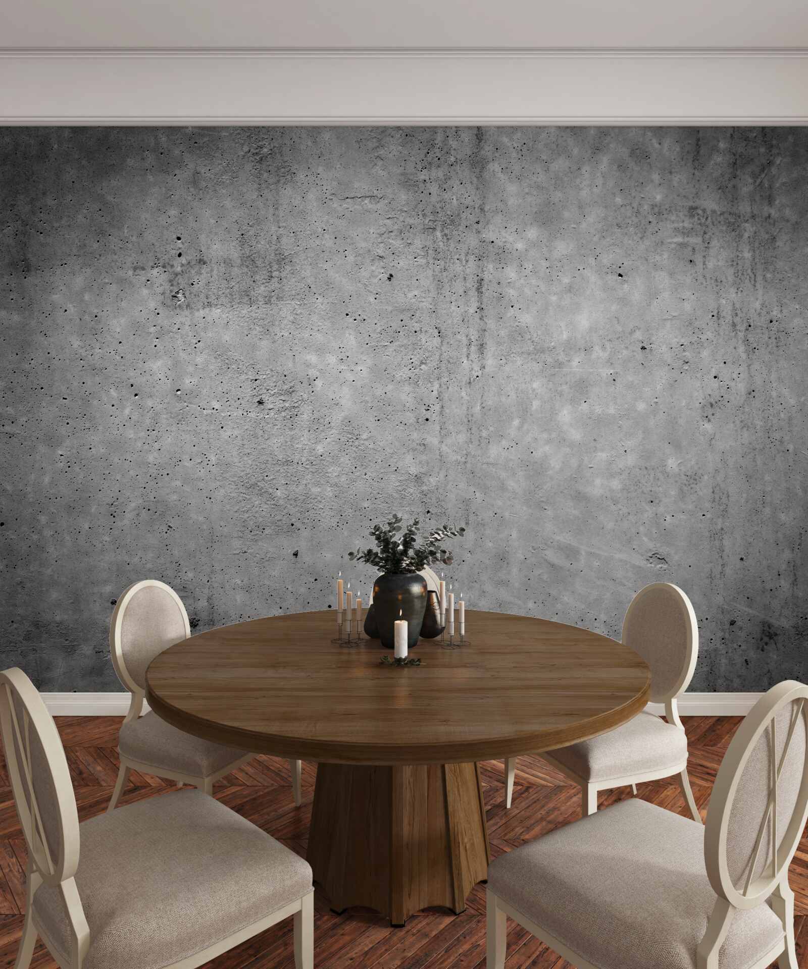 Fotobehang onscherpe grijze achtergrond