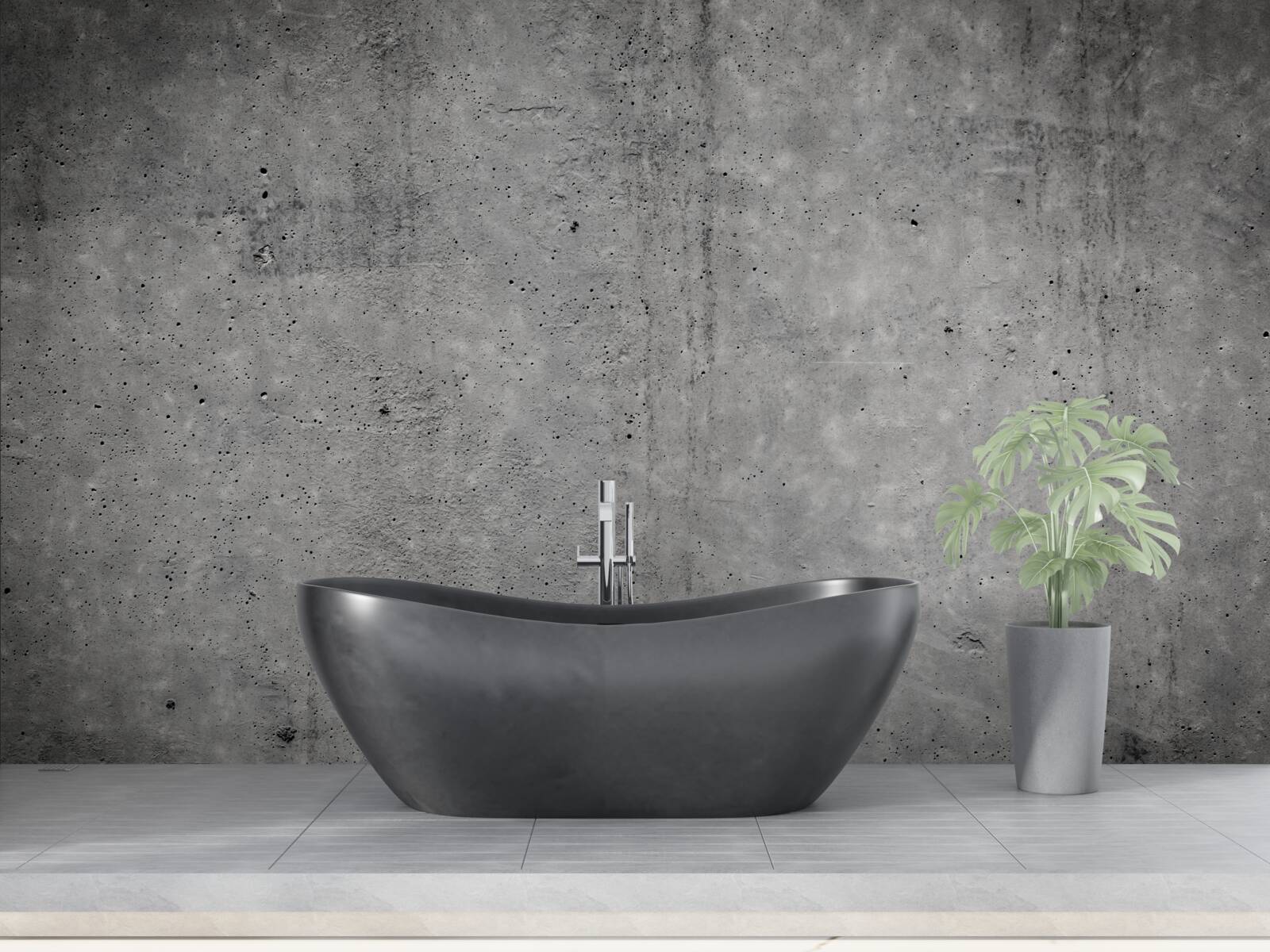 Fotobehang onscherpe grijze achtergrond