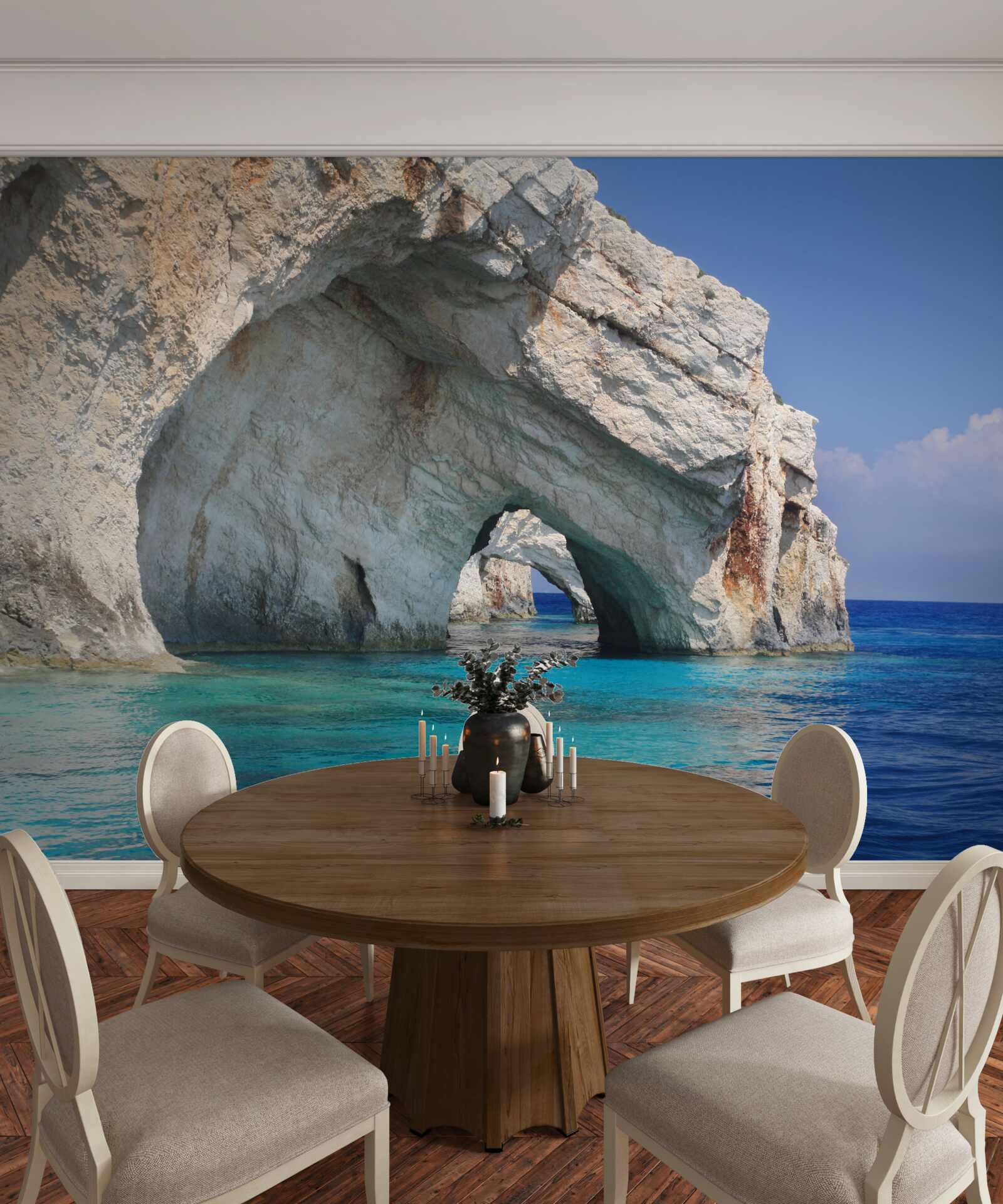 Fotobehang kliffen bij de oceaan