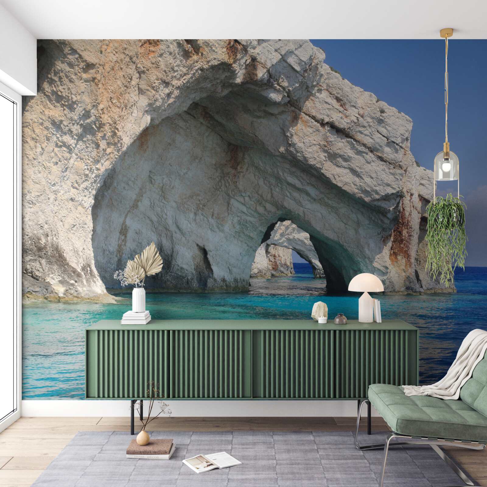 Fotobehang kliffen bij de oceaan