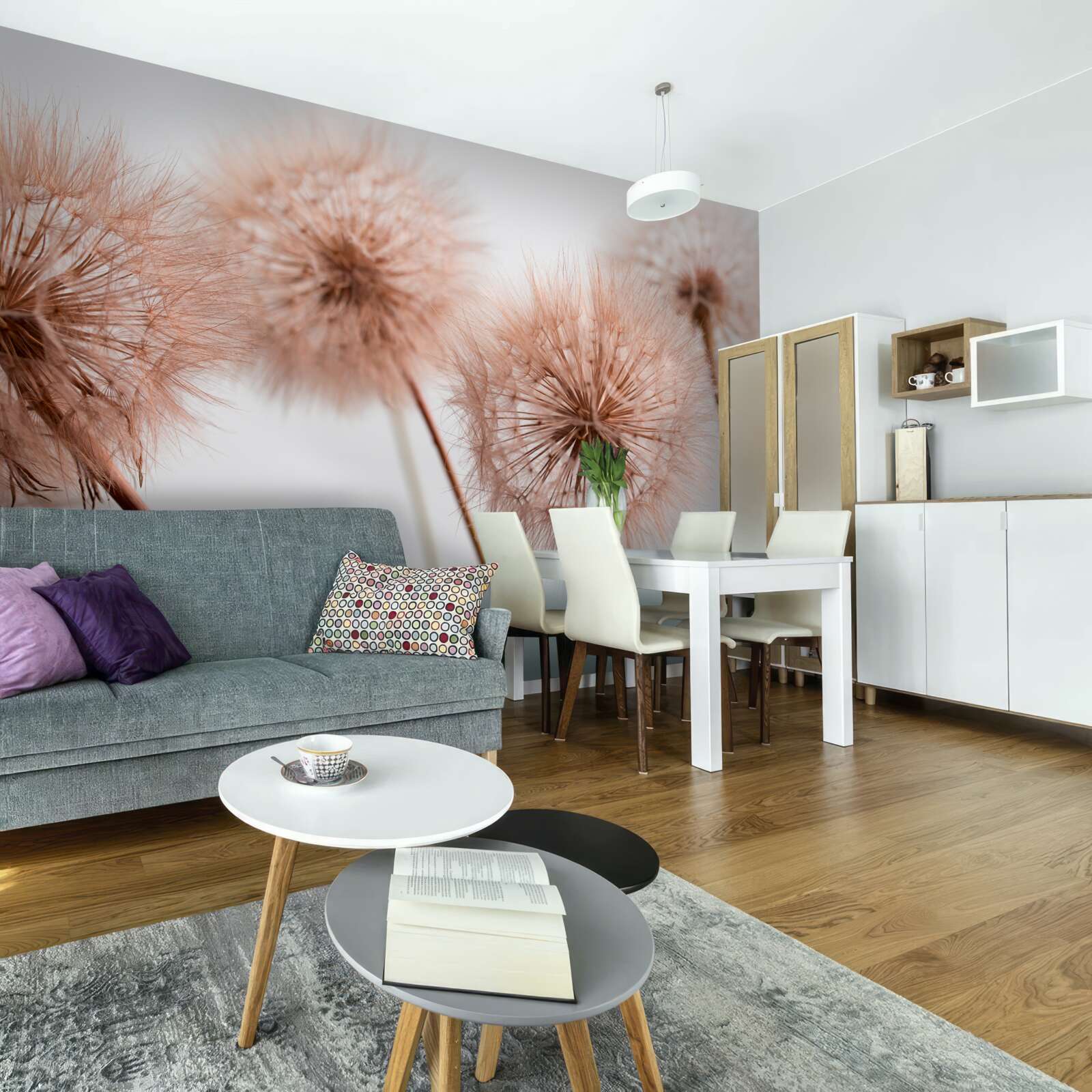 Fotobehang luchtige kuit